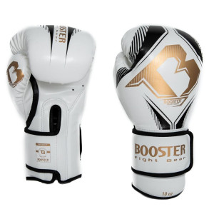 Gants de Boxe BOOSTER FIGHT GEAR | Noir/Blanc | Bangkok Series