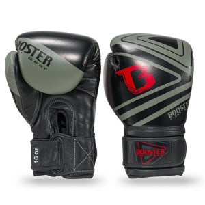 Gants de Boxe BOOSTER FIGHT GEAR | Noir/Vert | Pro Range V10