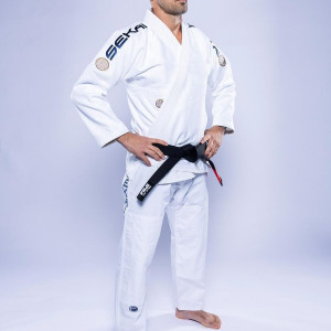 Kimono JJB Fuji Sports | Blanc Navy | SEKAI 3.0