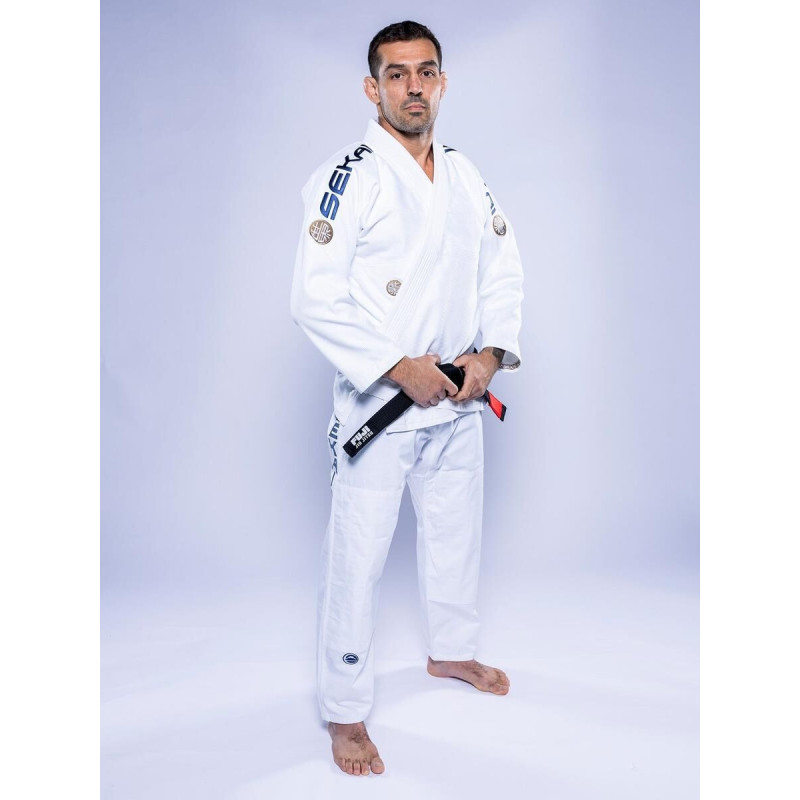 Kimono JJB Fuji Sports | Blanc Navy | SEKAI 3.0