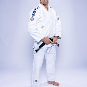 Kimono JJB Fuji Sports | Blanc Navy | SEKAI 3.0