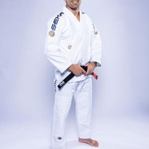 Kimono JJB Fuji Sports | Blanc Navy | SEKAI 3.0