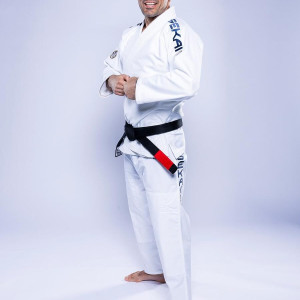 Kimono JJB Fuji Sports | Blanc Navy | SEKAI 3.0
