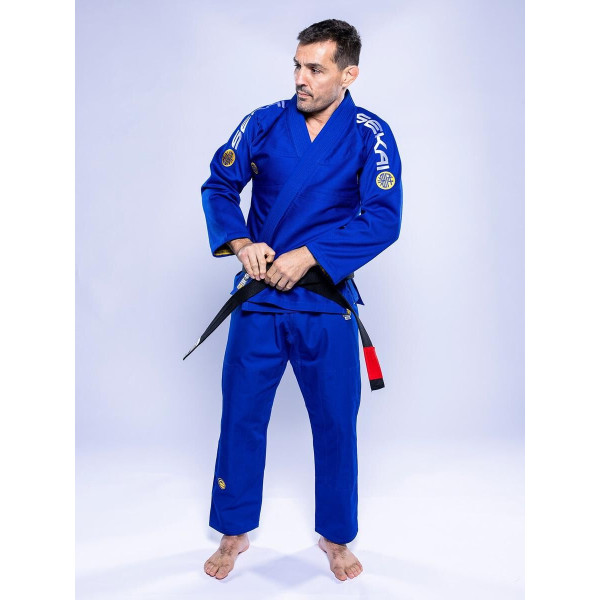 Kimono JJB Fuji Sports | Bleu/Jaune | SEKAI 3.0