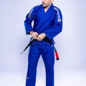 Kimono JJB Fuji Sports | Bleu/Jaune | SEKAI 3.0