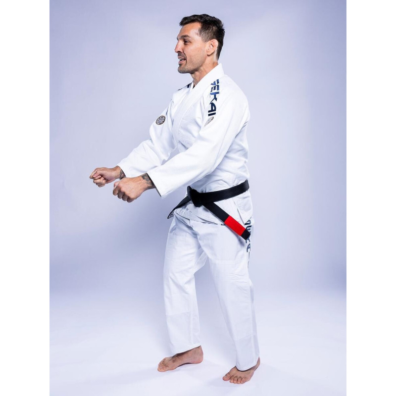 Kimono JJB Fuji Sports | Blanc Navy | SEKAI 3.0