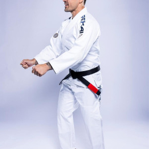 Kimono JJB Fuji Sports | Blanc Navy | SEKAI 3.0