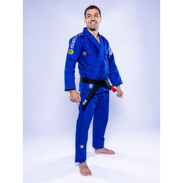 Kimono JJB Fuji Sports | Bleu/Jaune | SEKAI 3.0