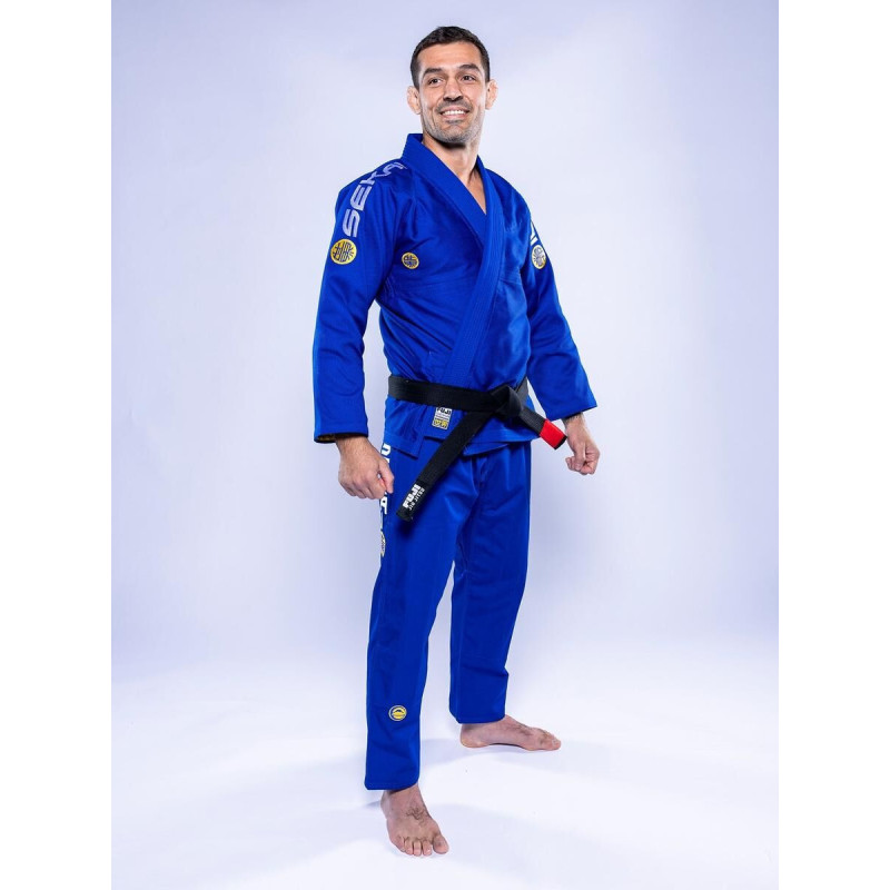 Kimono JJB Fuji Sports | Bleu/Jaune | SEKAI 3.0
