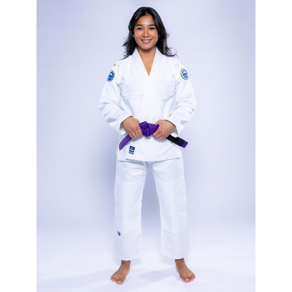 Kimono JJB Fuji Sports | Blanc Navy | Baseline 2.0