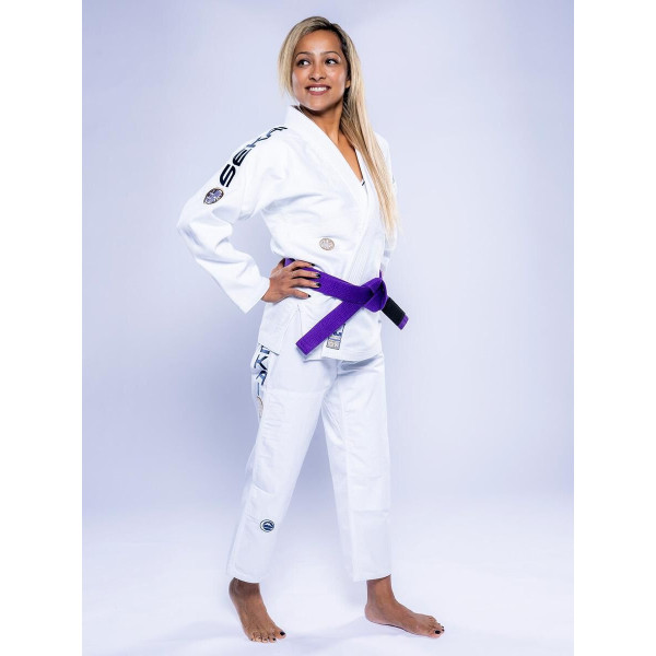 Kimono JJB Fuji Sports | Blanc Navy | SEKAI 3.0