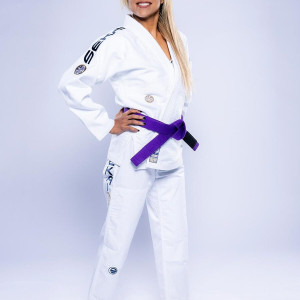 Kimono JJB Fuji Sports | Blanc Navy | SEKAI 3.0