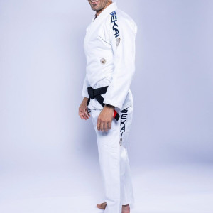 Kimono JJB Fuji Sports | Blanc Navy | SEKAI 3.0