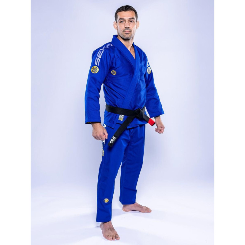 Kimono JJB Fuji Sports | Bleu/Jaune | SEKAI 3.0