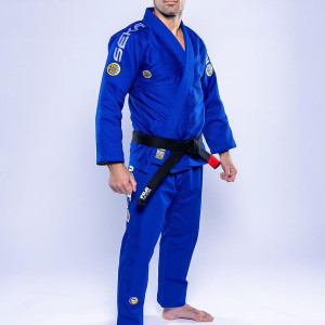 Kimono JJB Fuji Sports | Bleu/Jaune | SEKAI 3.0