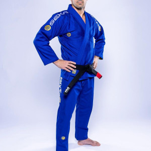 Kimono JJB Fuji Sports | Bleu/Jaune | SEKAI 3.0