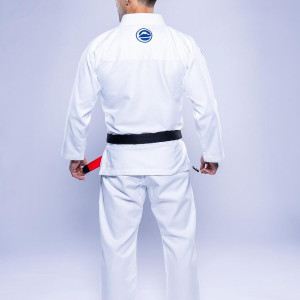 Kimono JJB Fuji Sports | Blanc Navy | Baseline 2.0