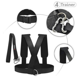 Harnais de Résistance 4TRAINER | Noir | Sangle 1,60m Sled