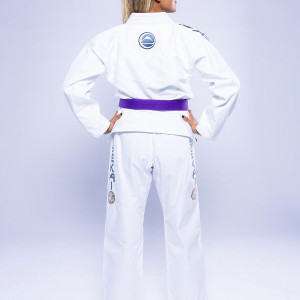 Kimono JJB Fuji Sports | Blanc Navy | SEKAI 3.0