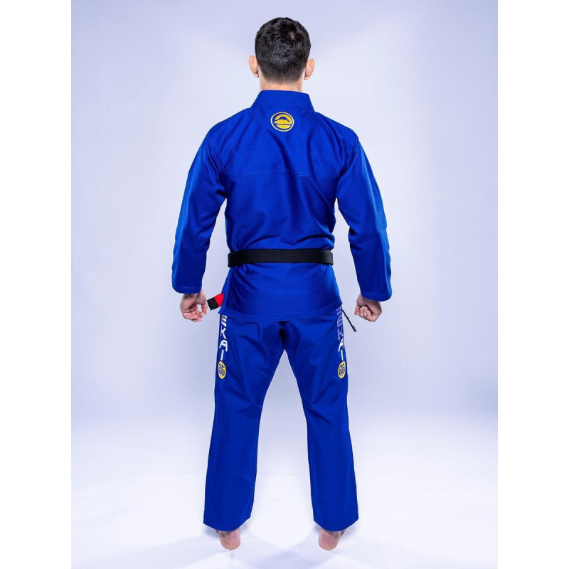 Kimono JJB Fuji Sports | Bleu/Jaune | SEKAI 3.0
