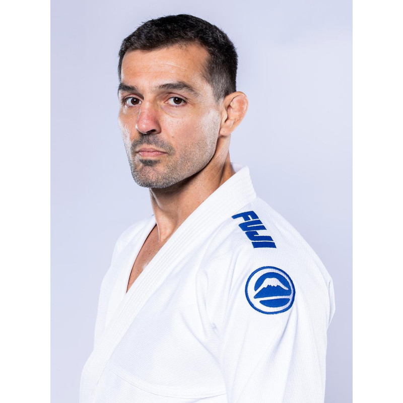 Kimono JJB Fuji Sports | Blanc Navy | Baseline 2.0