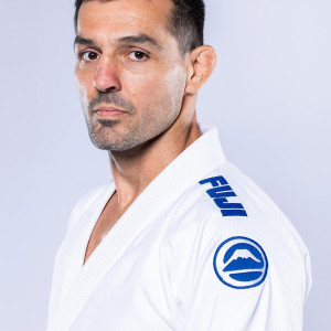Kimono JJB Fuji Sports | Blanc Navy | Baseline 2.0