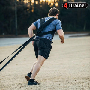 Harnais de Résistance 4TRAINER | Noir | Sangle 1,60m Sled