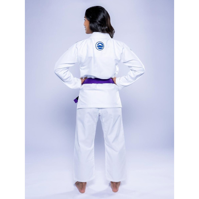 Kimono JJB Fuji Sports | Blanc Navy | Baseline 2.0