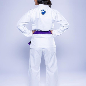 Kimono JJB Fuji Sports | Blanc Navy | Baseline 2.0