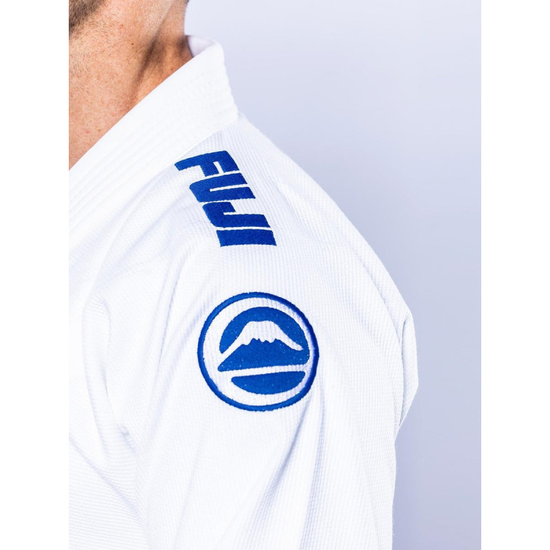 Kimono JJB Fuji Sports | Blanc Navy | Baseline 2.0
