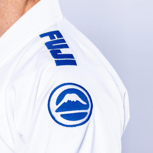 Kimono JJB Fuji Sports | Blanc Navy | Baseline 2.0