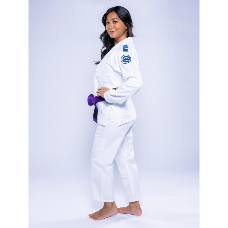 Kimono JJB Fuji Sports | Blanc Navy | Baseline 2.0