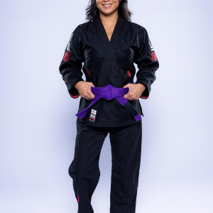 Kimono JJB Fuji Sports | Noir Gris | SEKAI 3.0