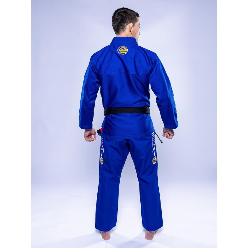 Kimono JJB Fuji Sports | Bleu/Jaune | SEKAI 3.0