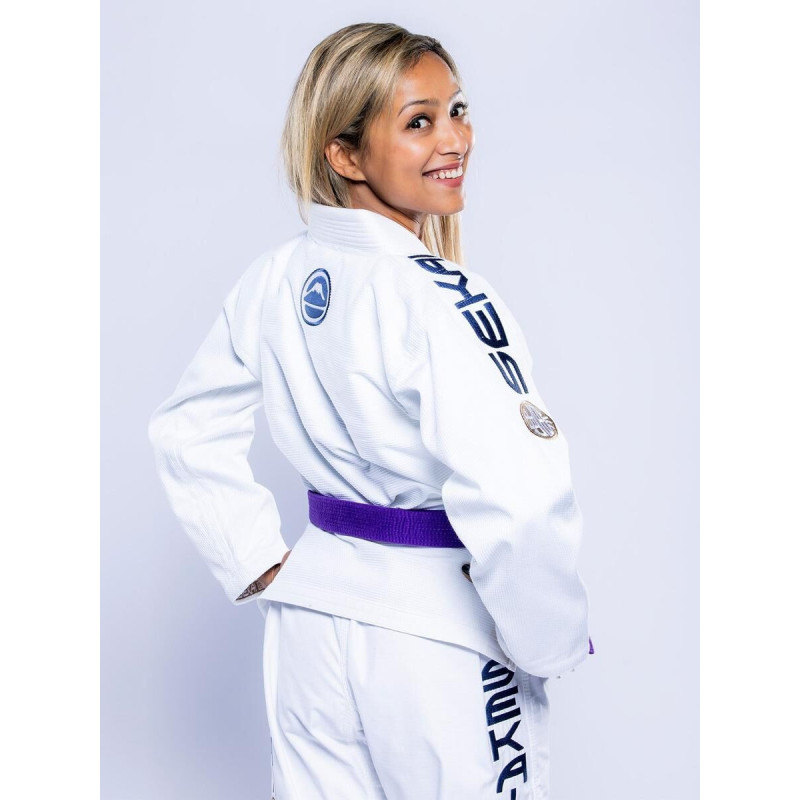 Kimono JJB Fuji Sports | Blanc Navy | SEKAI 3.0