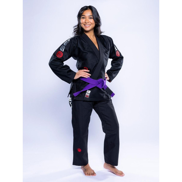 Kimono JJB Fuji Sports | Noir Gris | SEKAI 3.0