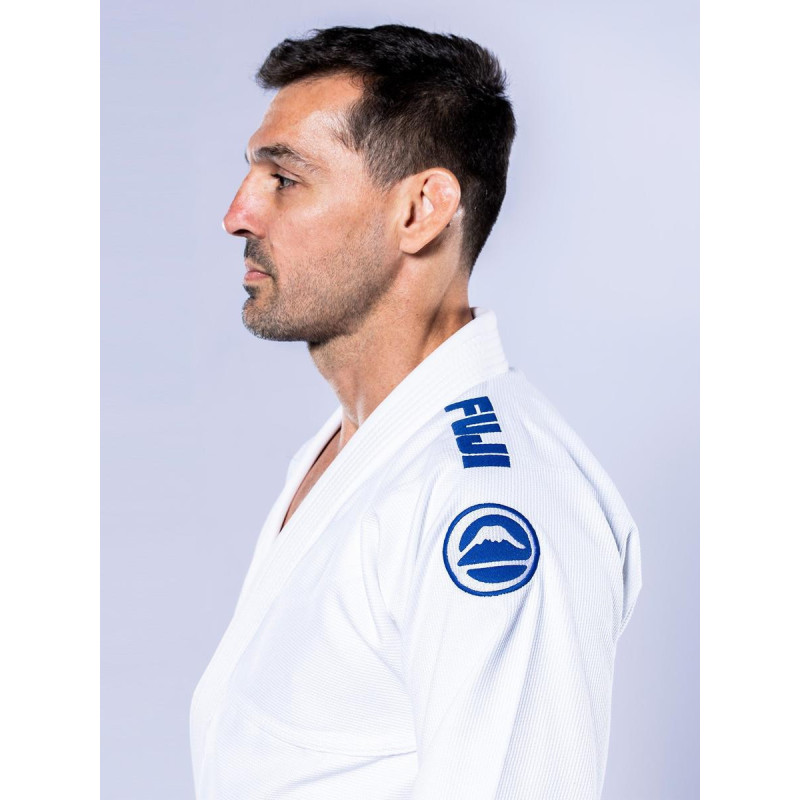 Kimono JJB Fuji Sports | Blanc Navy | Baseline 2.0