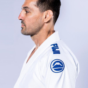 Kimono JJB Fuji Sports | Blanc Navy | Baseline 2.0