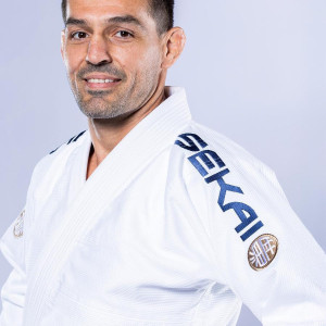 Kimono JJB Fuji Sports | Blanc Navy | SEKAI 3.0