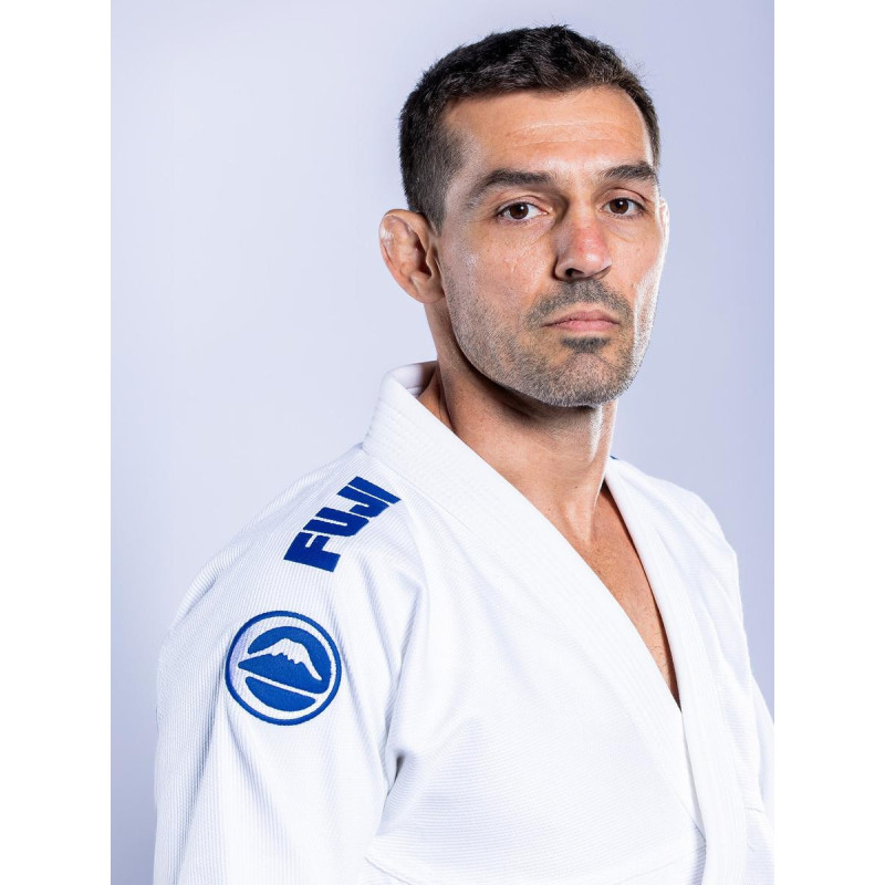 Kimono JJB Fuji Sports | Blanc Navy | Baseline 2.0