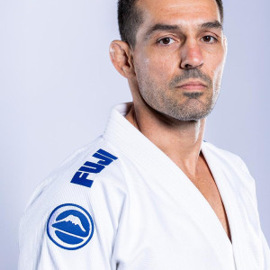 Kimono JJB Fuji Sports | Blanc Navy | Baseline 2.0