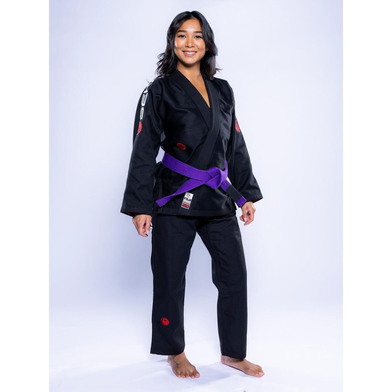 Kimono JJB Fuji Sports | Noir Gris | SEKAI 3.0