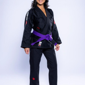 Kimono JJB Fuji Sports | Noir Gris | SEKAI 3.0