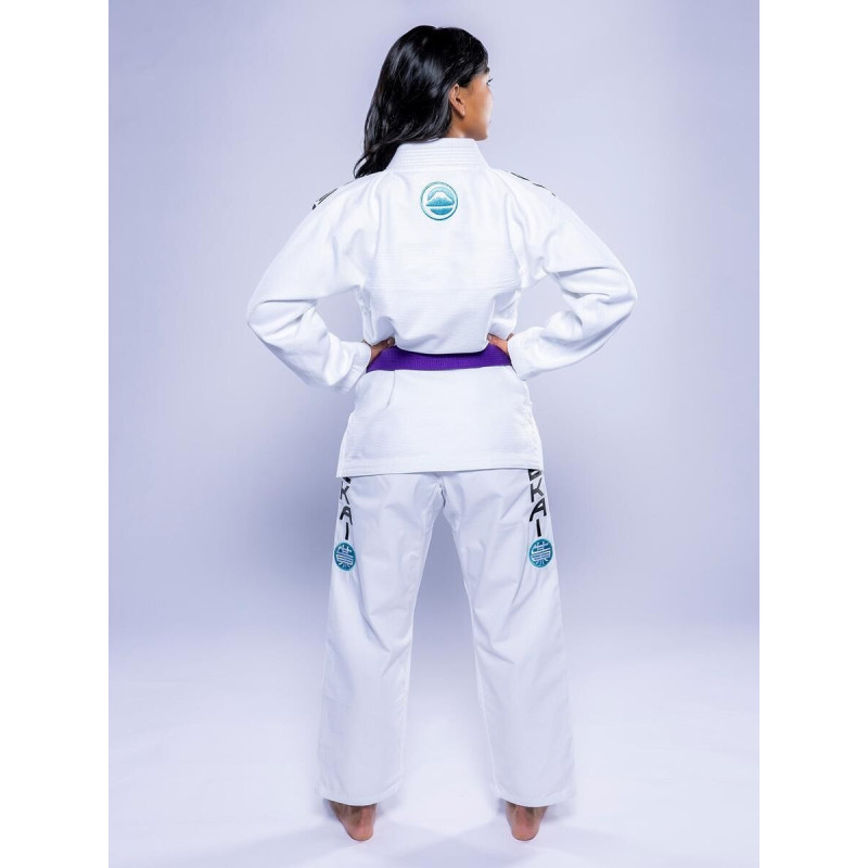Kimono JJB Fuji Sports | Blanc Teal | SEKAI 3.0