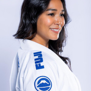 Kimono JJB Fuji Sports | Blanc Navy | Baseline 2.0