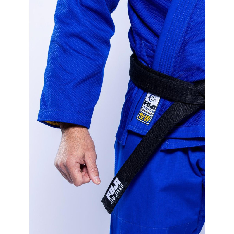 Kimono JJB Fuji Sports | Bleu/Jaune | SEKAI 3.0