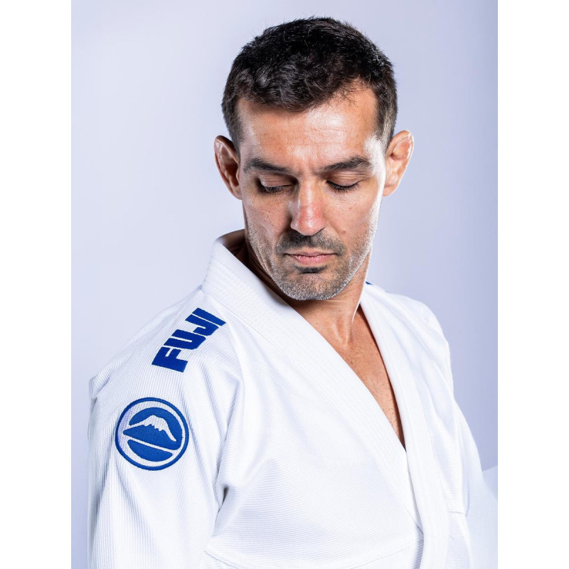 Kimono JJB Fuji Sports | Blanc Navy | Baseline 2.0