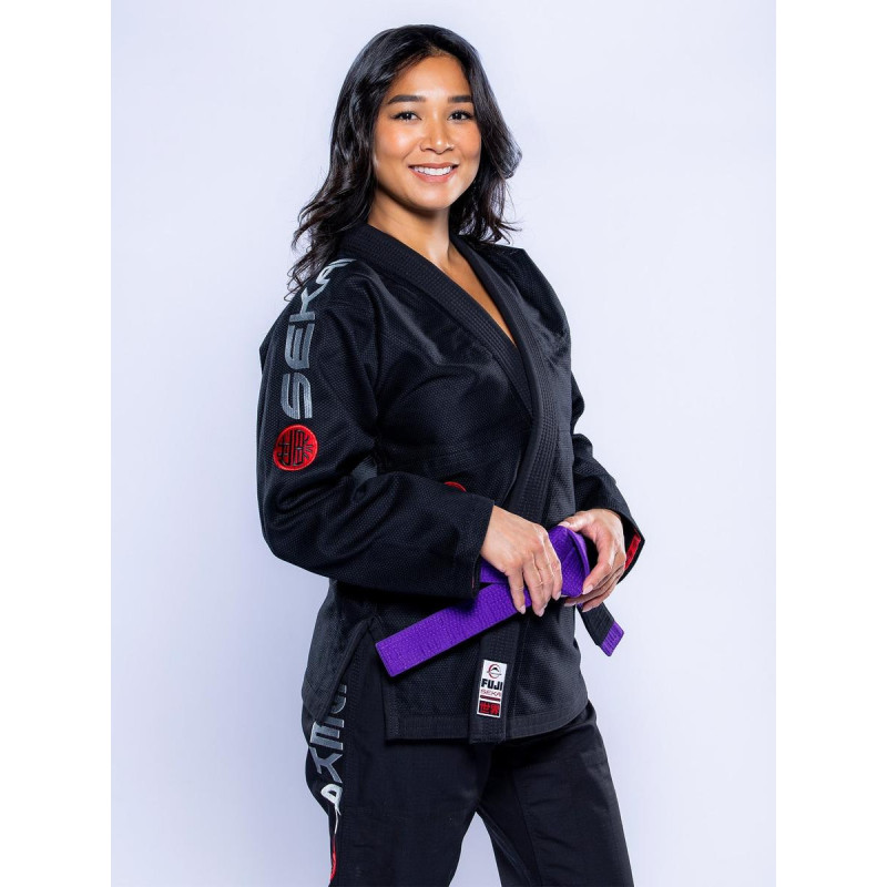 Kimono JJB Fuji Sports | Noir Gris | SEKAI 3.0