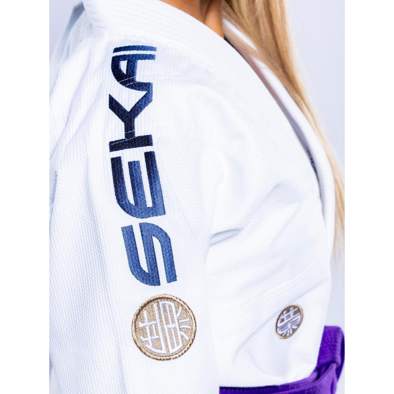 Kimono JJB Fuji Sports | Blanc Navy | SEKAI 3.0