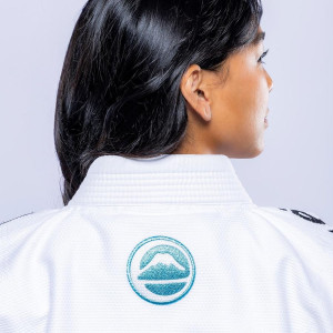 Kimono JJB Fuji Sports | Blanc Teal | SEKAI 3.0